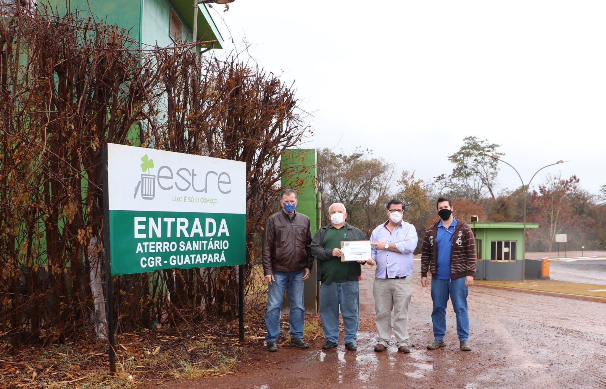 Superintendente visita Centro de Gerenciamento de Resíduos de Guatapará