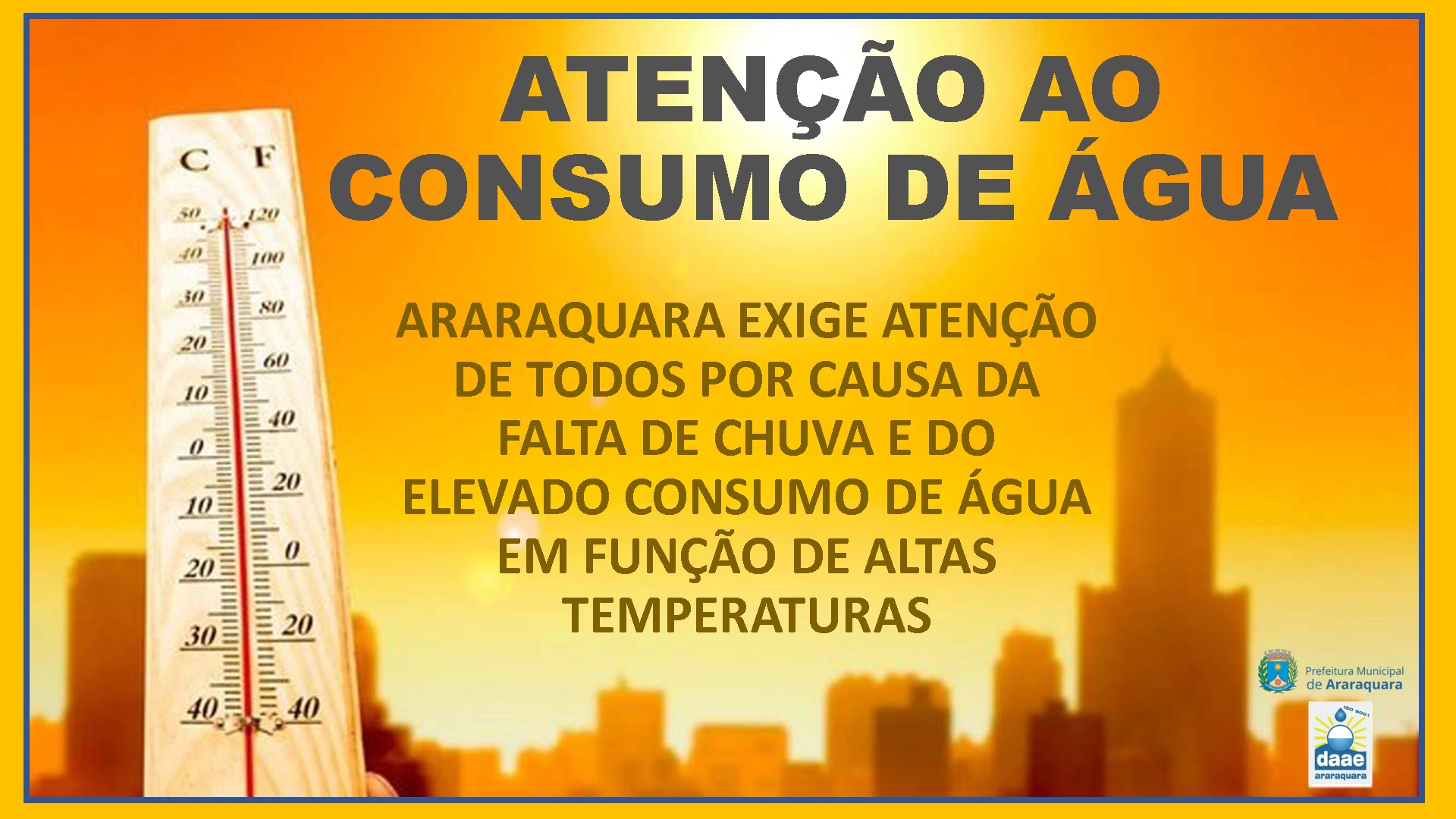 Leia mais sobre o artigo ATENÇÃO AO CONSUMO DE ÁGUA