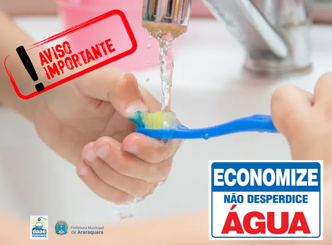 Leia mais sobre o artigo ECONOMIZE ÁGUA! EVITE O DESPERDÍCIO!