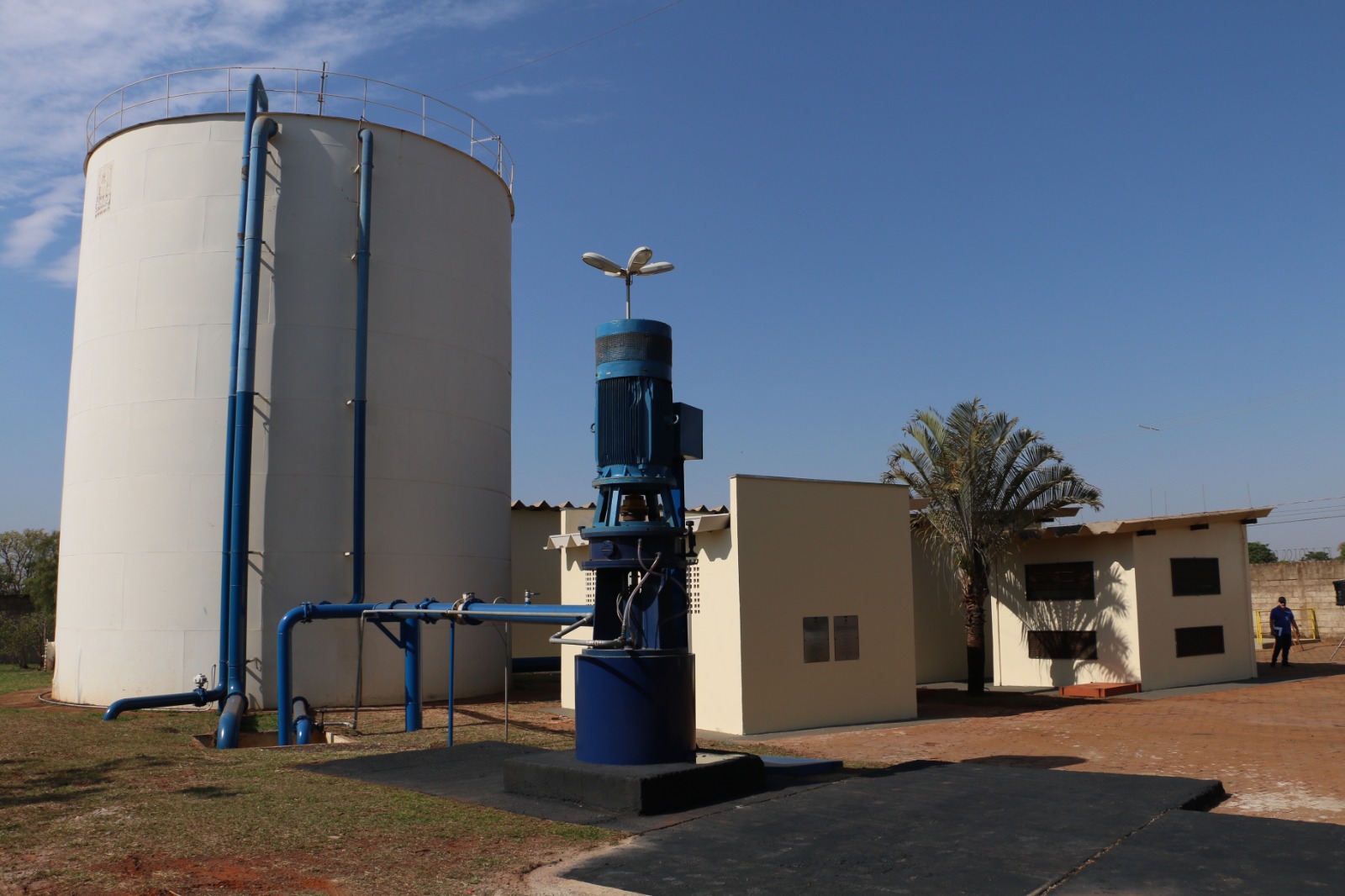 VEJA VÍDEO DE SERVIÇO PROGRAMADO NO RESERVATÓRIO PLANALTO