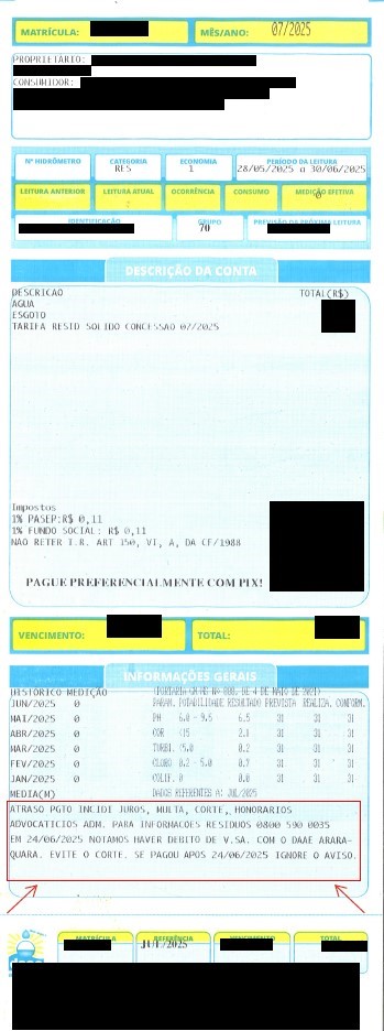 Leia mais sobre o artigo EVITE O CORTE – FIQUE ATENTO PARA NÃO FICAR SEM ÁGUA