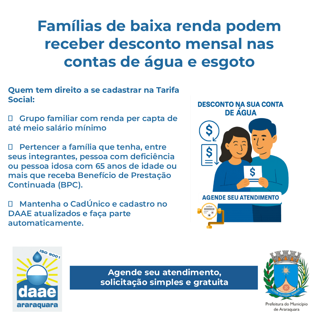 VOCÊ CONHECE A TARIFA RESIDENCIAL SOCIAL?