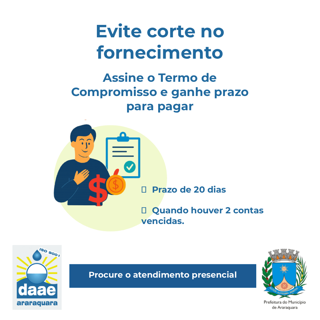 PROGRAMAS SOCIAIS DO DAAE: VOCÊ CONHECE O “TERMO DE COMPROMISSO?”