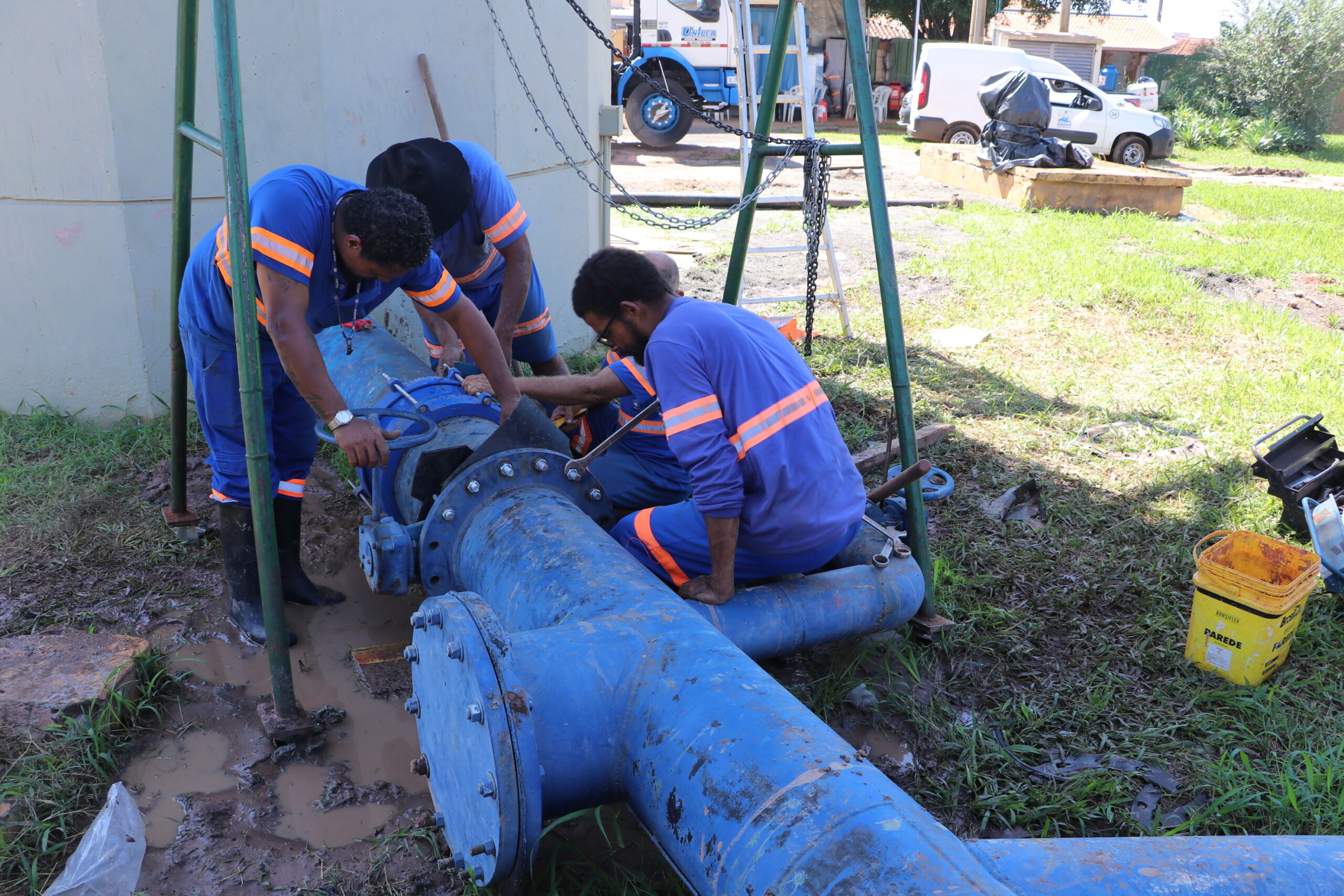 VEJA COMO FOI O SERVIÇO REALIZADO PELO DAAE NA VILA XAVIER