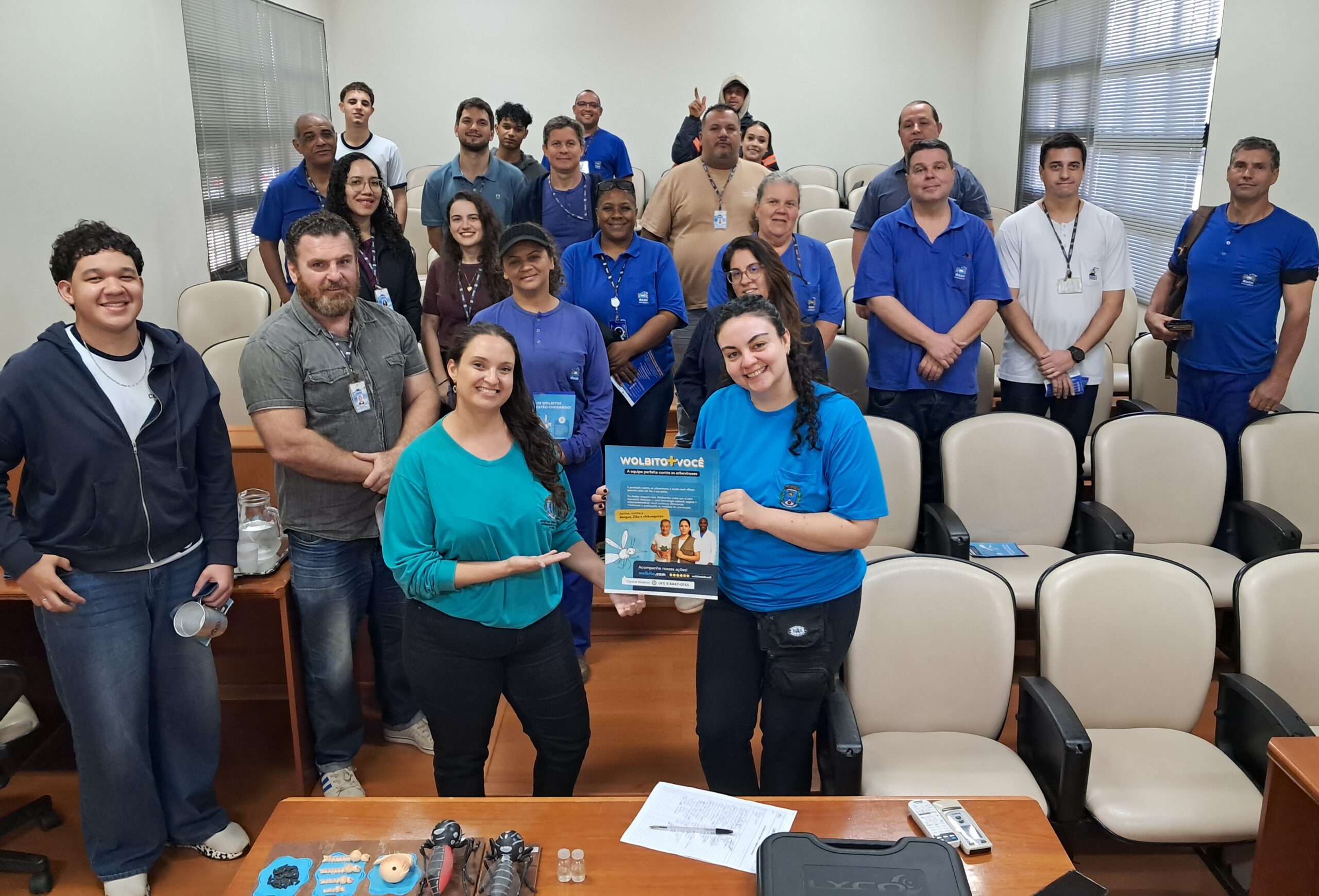 SERVIDORES DO DAAE PARTICIPAM DE PALESTRA DE PREVENÇÃO À DENGUE