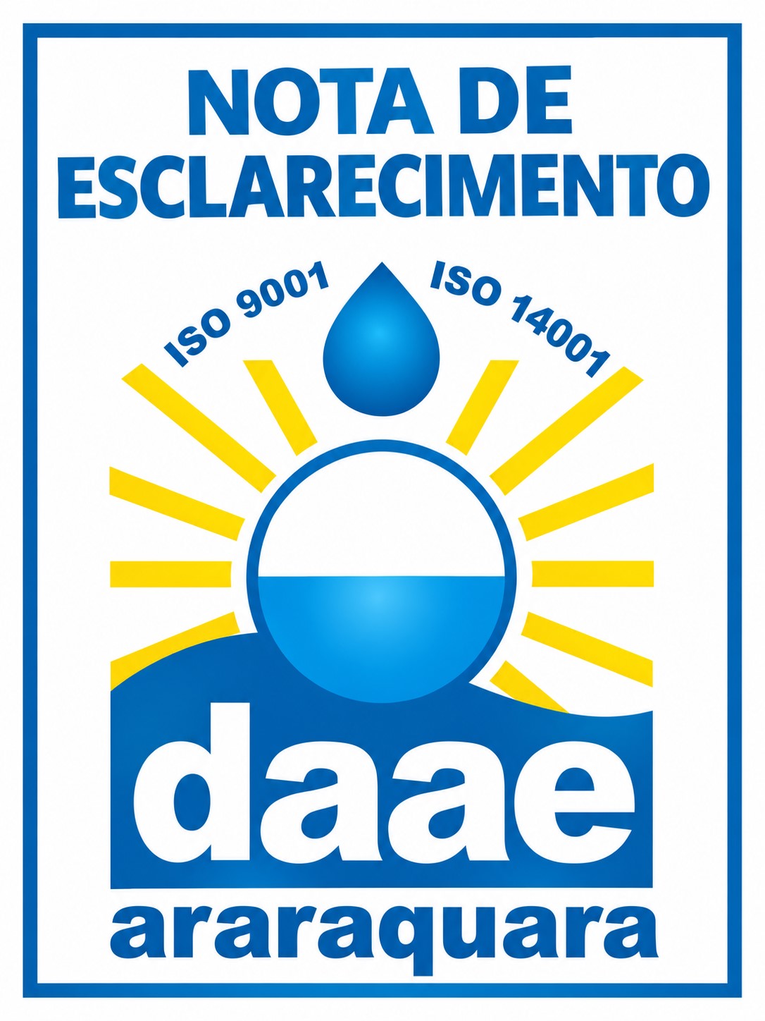 NOTA DE ESCLARECIMENTO